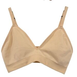 Bombas Seamless Triangle Bralette Bra Wheat Women M/L Wireless Convertible